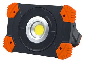SOLIGHT LED reflektor prenosný nabíjací 10W 1000Lm USB-C oranžovo-čierny