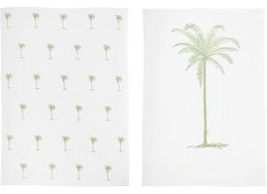 Set bavlnených kuchynských utierok Palm Tree - 2 ks