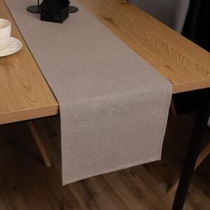 Biante Dekoračný behúň na stôl BKR-502 Svetlo hnedý režný 20x120 cm