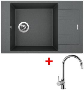 Set Sinks VARIO 780 Titanium + VITALIA Chróm