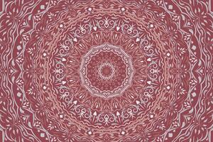 Tapeta Mandala vo vintage štýle v ružovom odtieni - 375x250