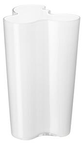 Sklenená váza Alvar Aalto Biela 25,1 cm