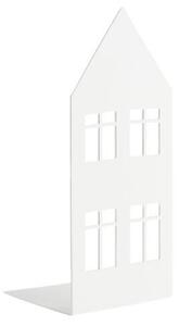 Kovová dekorácia/sviečka Storgatan House White 18 cm