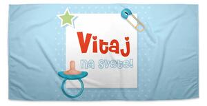 Sablio Uterák Vitaj na svete 2 - 30x50 cm