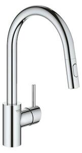 Drezová batéria GROHE Concetto New s vyťahovacou sprškou chróm 31483002
