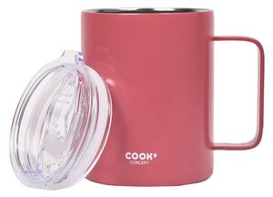 CMP KA0616 Termohrnček s viečkom 350 ml, korálovo červená