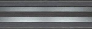 Dekor Fineza Selection tmavo šedá 20x60 cm lesk DSELECT26GR