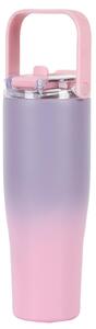 CMP KA0676 Termohrnček s rukoväťou na prenášanie, 900 ml, ružovo-fialový