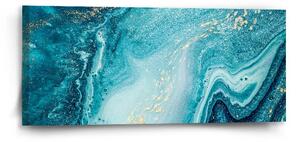 Sablio Obraz Modrý pigment - 110x50 cm