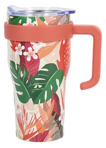 CMP KA0670 Termohrnček s držadlom a slamkou 600 ml, tropický raj