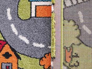 Farebný koberec do detskej izby na hranie Ulica Rozmer: 400x500 cm