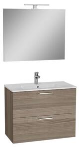 Kúpeľňová zostava s umývadlom, zrkadlom a osvetlením VitrA Mia 79x61x39,5 cm cordoba MIASET80C