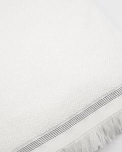 Bavlnená osuška White Grey Stripes 180x100 cm