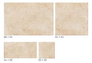 Dlažba Realonda Modular Borgogna beige 44x66, 44x44, 22x22, 22x44 cm mat MBORGBE