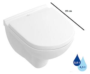 Wc závesné Villeroy & Boch O.Novo zadný odpad 56881001