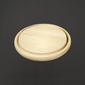 AMADEA Drevená servírovacia doska - podnos, masívne drevo, 20 cm