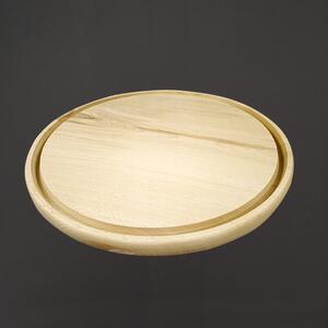 AMADEA Drevená servírovacia doska - podnos, masívne drevo, 30 cm