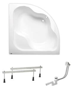 Rohová vaňa Laguna Syntia Plus 150x150 cm akrylát ľavá aj pravá SIKOSY1500APN