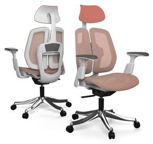 Ergonomická kancelárska stolička Liftor Active, ružová (sieťovina)