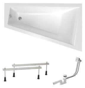 Asymetrická vaňa Laguna Idea Plus 160x100 cm akrylát pravá SIKOID1600PAPN