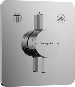 Sprchová a vaňová batéria Hansgrohe DuoTurn Q bez podomietkového telesa chróm 75414000