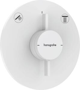 Sprchová a vaňová batéria Hansgrohe DuoTurn S bez podomietkového telesa matná biela 75418700