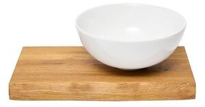Doska pod umývadlo s umývadlom Naturel Wood 45x4x24 cm dub mat DMDUB45UM