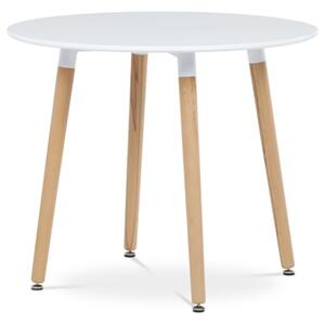 Jedálenský stôl Autronic 90x74 cm biely mat DT-306 WT