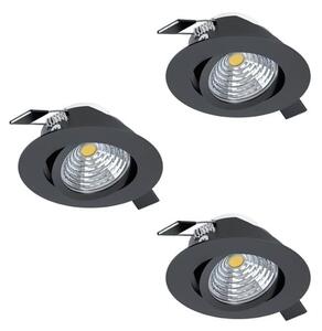 LED bodové osvetlenie Eglo SALICETO čierna 900747