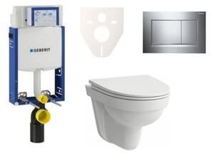 Cenovo zvýhodnený závesný WC set Geberit na zamurovanie + WC Laufen Laufen Pro Nordic SIKOGE2H6
