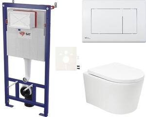 Závesný WC set do ľahkých stien / predstenová SAT BREVIS SIKOSSBRTOR20K