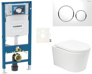 Závesný WC set Geberit do ľahkých stien / predstenová SAT BREVIS SIKOGESBRTORS20