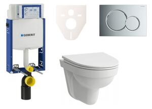 Cenovo zvýhodnený závesný WC set Geberit na zamurovanie + WC Laufen Laufen Pro Nordic SIKOGE2H2