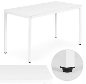 ModernHome Jedálenský kuchynský stôl pre 4-5 osôb počítačový stôl 120x60 cm biely
