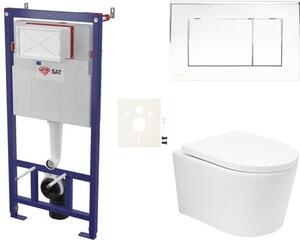 Závesný WC set do ľahkých stien / predstenová SAT BREVIS SIKOSSBRTOR21K