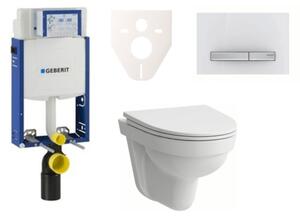 Cenovo zvýhodnený závesný WC set Geberit na zamurovanie + WC Laufen Laufen Pro Nordic SIKOGE2H8