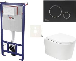 Závesný WC set do ľahkých stien / predstenová SAT BREVIS SIKOSSBRTOR78K