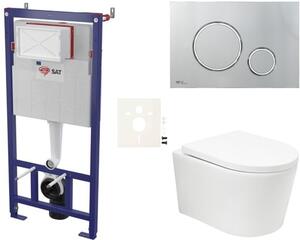 Závesný WC set do ľahkých stien / predstenová SAT BREVIS SIKOSSBRTOR71K