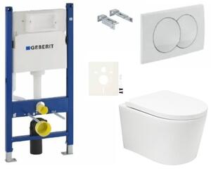 Závesný WC set Geberit do ľahkých stien / predstenová SAT BREVIS SIKOGESBRTORD01