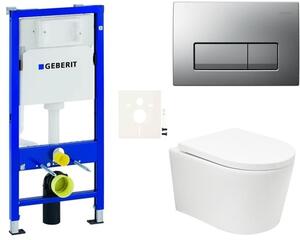 Závesný WC set Geberit do ľahkých stien / predstenová SAT BREVIS SIKOGESBRTORD50