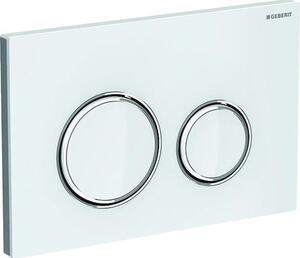 Ovládacie tlačidlo Geberit Sigma21 sklo biele 115.884.SI.1