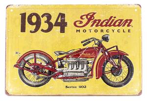 Plechová retro ceduľa Indian Motorcycle 1901 (nostalgická reklama motocykla 30x20 cm)