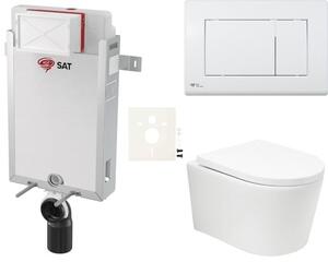 Závesný WC set na zamurovanie SAT BREVIS SIKOSZBRTOR20