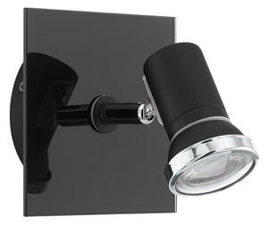 Osvetlenie Eglo Tamara 12 cm sklo čierna, chróm 33677