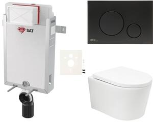 Závesný WC set na zamurovanie SAT BREVIS SIKOSZBRTOR68