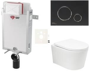 Závesný WC set na zamurovanie SAT BREVIS SIKOSZBRTOR78