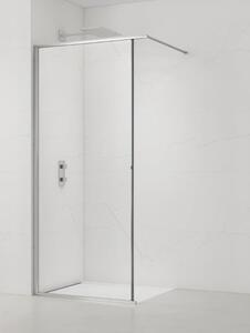 Sprchová zástena SAT Walk-In so stieracou lištou 100 cm SATWISL100