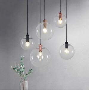 TooLight Stropné svietidlo Lassi Black transparentné