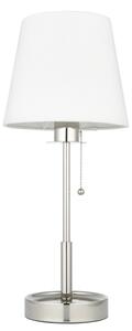 Endon 99596 - Stolná lampa 1xE27/10W/230V biela/lesklý chróm