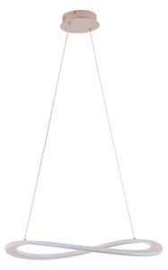 Závesný LED luster CASHMERE na lankách LED/40W/230V, pr. 59,5 cm, béžový